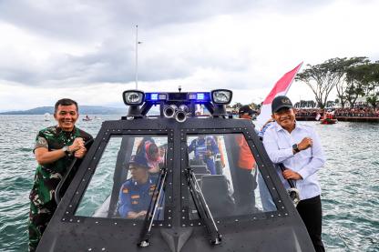 Buka Aquabike Seri Balige, Pj Gubernur Sumut Sangat Terkesan Lihat Antusias Penonton